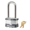 2 IN. WIDE LAMINATED STEEL PIN TUMBLER PADLOCK WITH 2-1/2 IN. LONG SHACKLE KEYED ALIKE