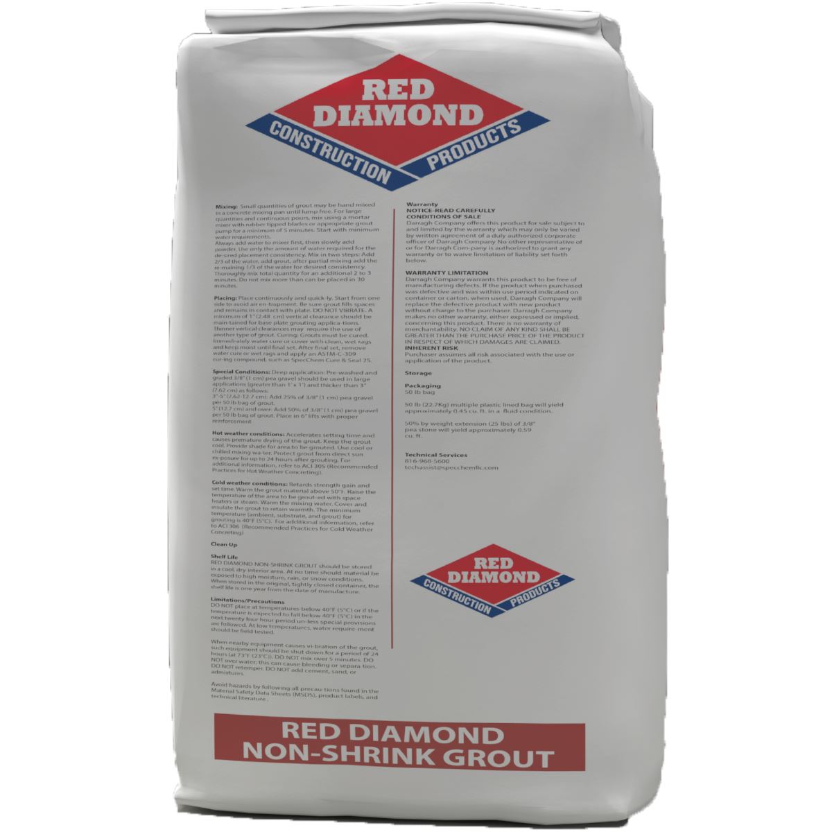 CONSTRUCTION GROUT HIGH PERFORMANCE NON-SHRINK CEMENT GROUT