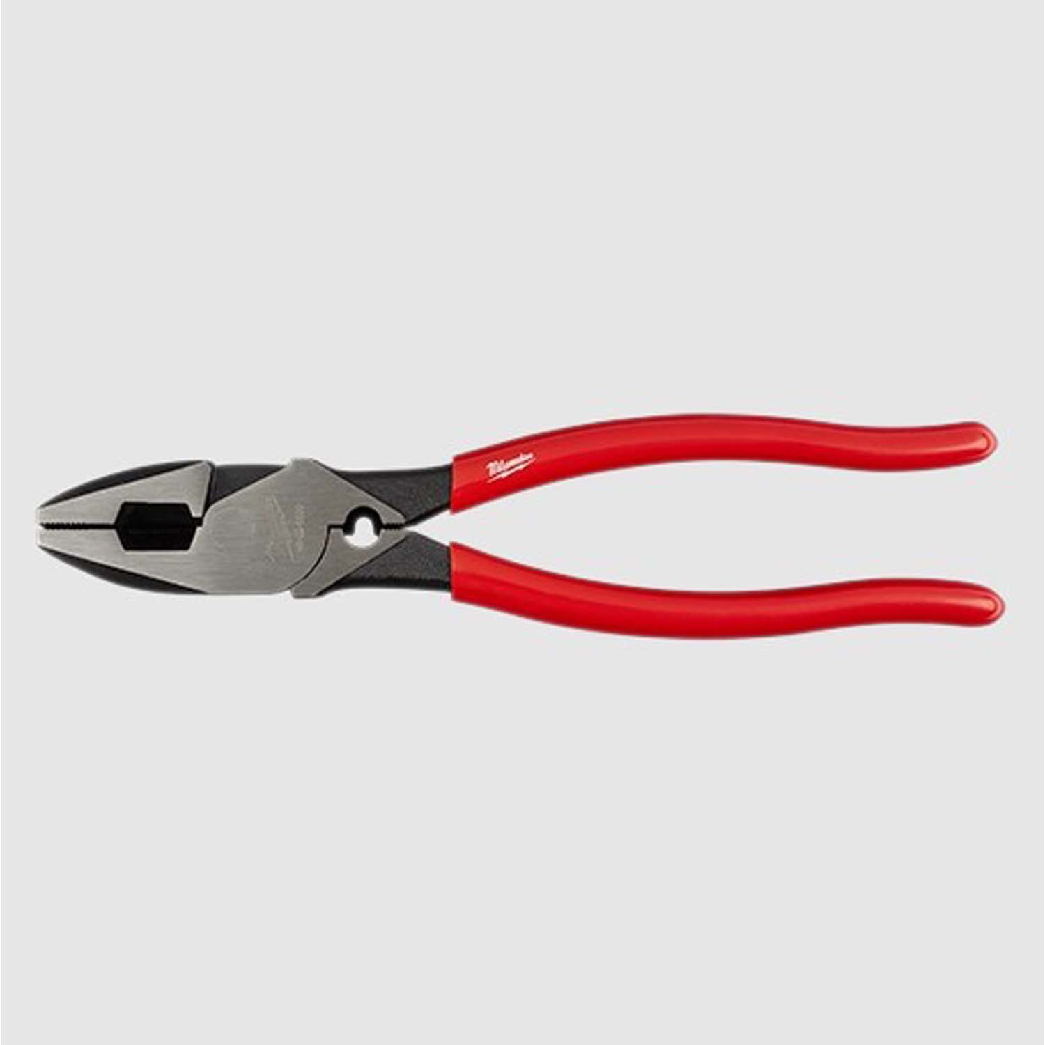 HIGH-LEVERAGE LINEMAN'S PLIERS WITH CRIMPER AND DIPPED HANDLE HIGH-LEVERAGE LINEMAN'S PLIERS WITH CRIMPER AND DIPPED HANDLE