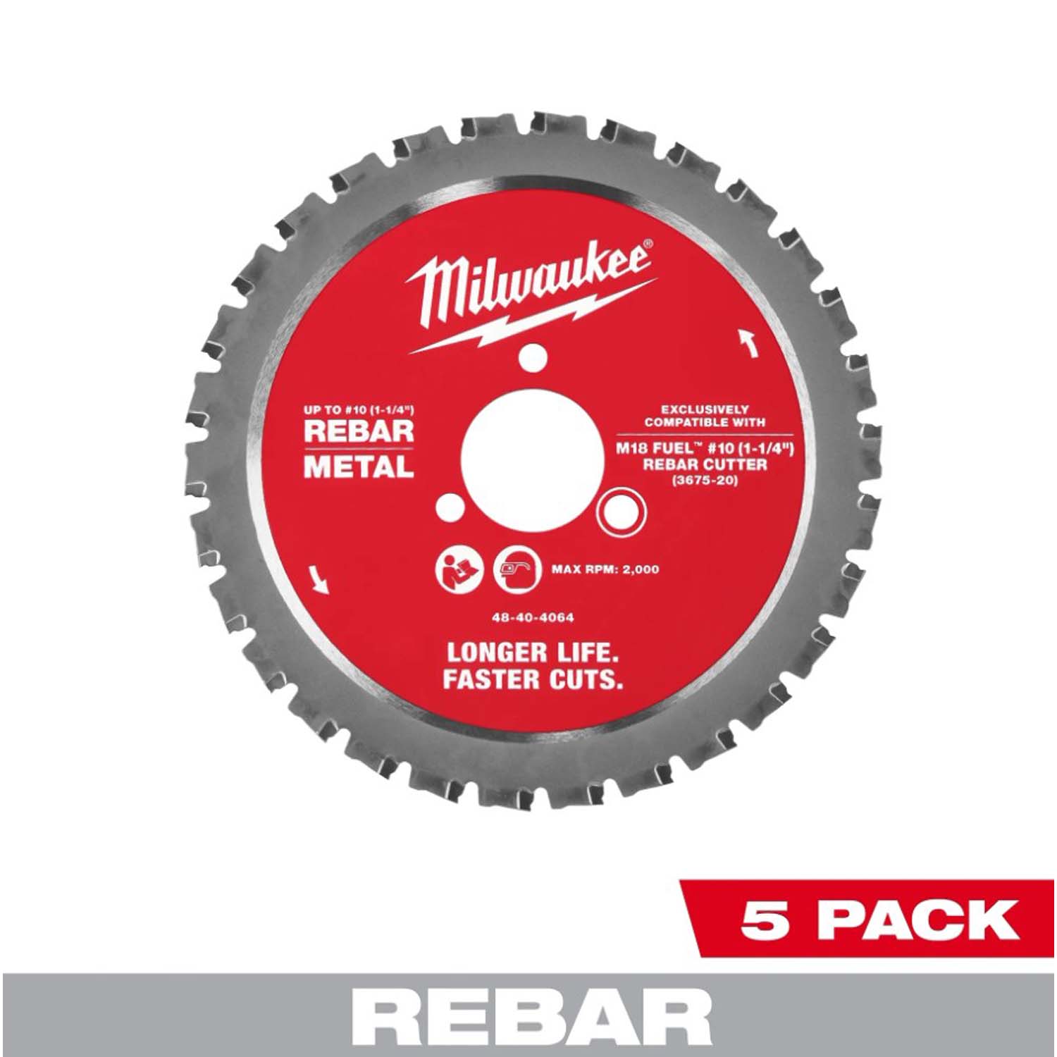 #10 REBAR CUTTER BLADE - 5 PACK #10 REBAR CUTTER BLADE - 5 PACK
