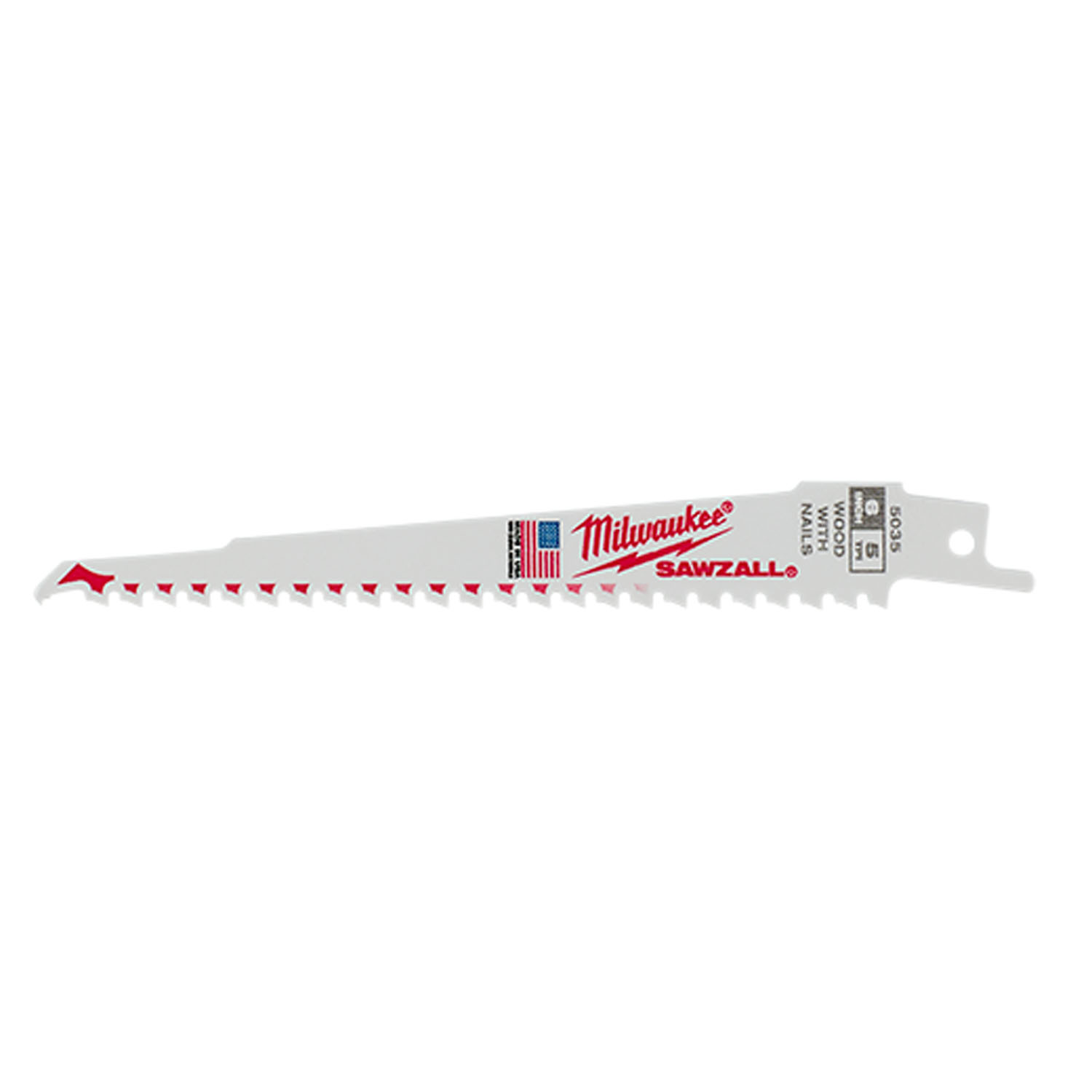48-01-7035 6 5 TPI SAWZALL BLADE 100PK ( CLOSEOUT )