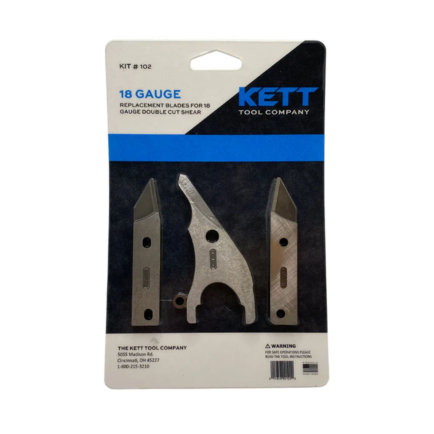 REPLACEMENT BLADES FOR 18 GUAGE DOUBLE CUT SHEARS