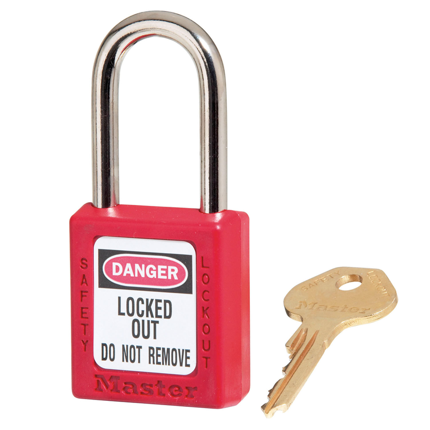 1-1/2 IN. WIDE ZENEX THERMOPLASTIC SAFETY LOCKOUT PADLOCK 1-1/2 IN. SHACKLE