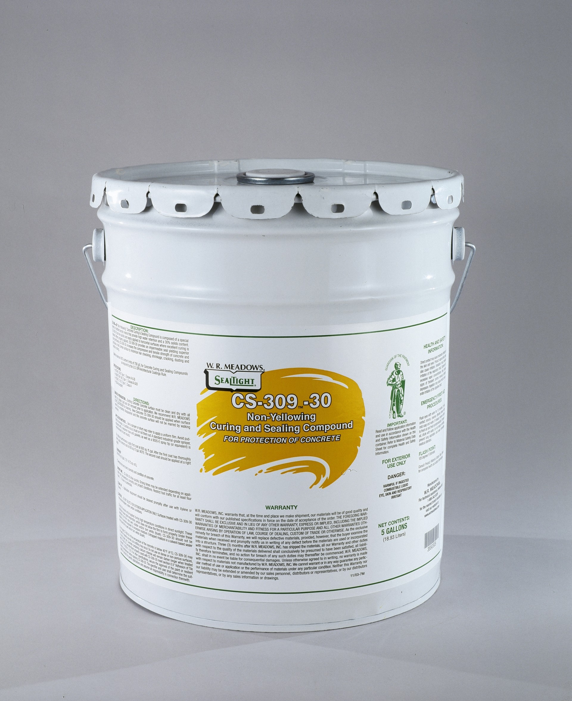 ACRYLIC NON-YELLOWING CURING AND SEALING COMPOUND SB30 5 GALLON