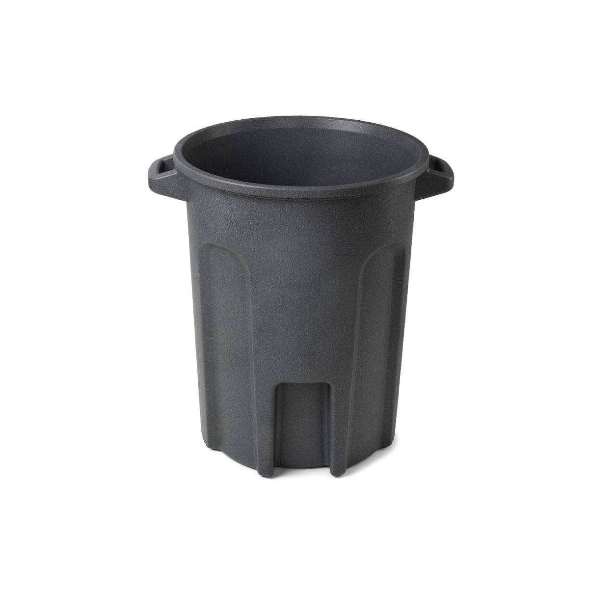 55 Gallon Round Container Trash Can Without Lid 31.3 IN. X 31.4 IN. X 26.3 IN.