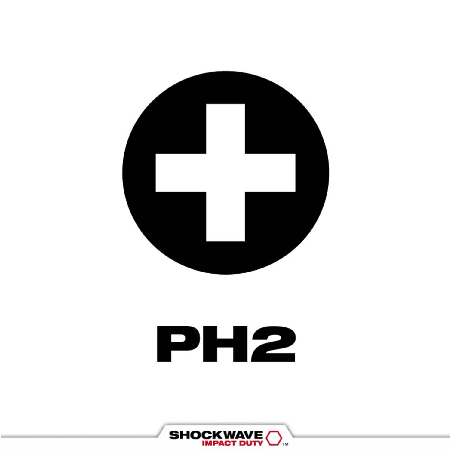 SHOCKWAVE IMPACT PHILLIPS BITS (MULTIPLE SIZES AVAILABLE) SHOCKWAVE IMPACT PHILLIPS BITS (MULTIPLE SIZES AVAILABLE)