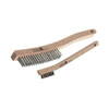 4 IN. X 16 ROWS SCRATCH CARBON WIRE BRUSH WITH SCRAPER