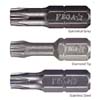 TORX #25 TIP SIZE INSERT BIT X 1 IN.