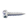 8 X 2 IN. SLOTTED HEX WASHER HEAD NEEDLE POINT SCREWS ZINC