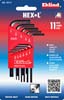 HEX L KEY SETS .050-1/4 IN. SHORT 11 TOOLS