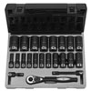 1/2 IN. DRIVE DEEP LENGTH DUO 6 POINT SOCKET SET 3/8 TO 1-1/2 IN.