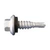 14 X 7/8 IN. HEX FLANGE HEAD SELF DRILL SCREWS WITH RUBBER WASHER #1 STITCH POINT