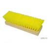 10 IN YELLOW POLYPROPYLENE PLASTIC DECK SCRUB BRUSH