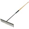 16 IN. STEEL ASPHALT RAKE W/18 LONG SHANK