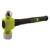 BALL PEIN HAMMER RUBBER AND STEEL HANDLE 18 IN DROP FORGED STEEL 24 OZ HEAD
