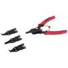 PROSOURCE COMBO SNAP RING PLIER SET 3/8 IN. TO 2 IN. WITH 6 INTERNAL/EXTERNAL