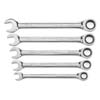 5 PIECE COMBINATION RATCHETING WRENCH SET METRIC