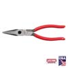 8 IN. LONG NOSE CDIPPED GRIP PLIERS