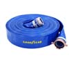 2 INCH X 50 FOOT BLUE DISCHARGE HOSE LAY-FLAT ASSEMBLY W/ M&F NPSH