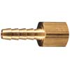1/4 IN. ID X 1/4 IN. FEMALE NPT BRASS HOSE END FITTING
