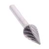 1/4 IN. X 1 CONE POINTED END CARBIDE BURR 1/4 SHANK SM 3