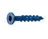 TURBO SCREW ANCHOR 3/16 IN. X 1-1/4 FLAT HEAD BLUE ZINC 100/PKG