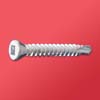 8 X 3 IN. SQUARE TRIM SELF DRILL SCREWS ZINC