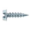 8 X 1/2 IN. SLOTTED HEX WASHER HEAD NEEDLE POINT SCREWS ZINC
