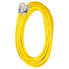 100 FT. 10/3 GAUGE SJTW YELLOW EXTENSION CORD WITH LIGHTED END