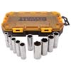 SAE SOCKET SET 10 PIECES 1/2 IN