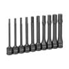 1/2 IN. 10PC DRIVE 6 IN. LENGTH SET HEX POINT