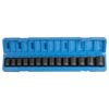 1/2 IN. DRIVE STANDARD LENGTH IMPACT 6 POINT METRIC SOCKET SET 10 TO 22 MM