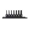 7 PIECE 3/8 IN. DRIVE HEX BIT IMPACT SAE SOCKET SET