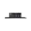 8 PIECE 3/8 IN. DRIVE 6 POINT DEEP IMPACT SAE SOCKET SET