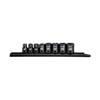 8 PIECE 3/8 IN. DRIVE 6 POINT STANDARD IMPACT SAE SOCKET SET