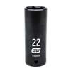 1/2 IN. DRIVE 6 POINT DEEP IMPACT METRIC SOCKET 22MM