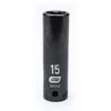 1/2 IN. DRIVE 6 POINT DEEP IMPACT METRIC SOCKET 15MM