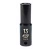 1/2 IN. DRIVE 6 POINT DEEP IMPACT METRIC SOCKET 13MM