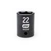 1/2 IN. DRIVE 6 POINT STANDARD IMPACT METRIC SOCKET 22MM