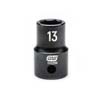 1/2 IN. DRIVE 6 POINT STANDARD IMPACT METRIC SOCKET 13MM
