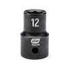1/2 IN. DRIVE 6 POINT STANDARD IMPACT METRIC SOCKET 12MM