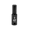 3/8 IN. DRIVE 6 POINT DEEP IMPACT METRIC SOCKET 8MM