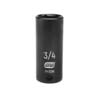 3/8 IN. DRIVE 6 POINT DEEP IMPACT SAE SOCKET 3/4 IN.