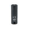 3/8 IN. DRIVE 6 POINT DEEP IMPACT SAE SOCKET 9/16 IN.