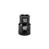 3/8 IN. DRIVE 6 POINT STANDARD IMPACT METRIC SOCKET 10MM