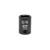 3/8 IN. DRIVE 6 POINT STANDARD IMPACT SAE SOCKET 9/16 IN.