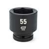 1 IN. DRIVE 6 POINT STANDARD IMPACT METRIC SOCKET 55MM