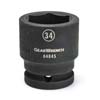 3/4 IN. DRIVE 6 POINT STANDARD IMPACT METRIC SOCKET 34MM