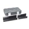 48 PIECE 1/4 IN. DRIVE 6 POINT STANDARD AND DEEP IMPACT SAE/METRIC SOCKET SET