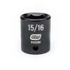 1/2 IN. DRIVE 6 POINT STANDARD IMPACT SAE SOCKET 15/16 IN.